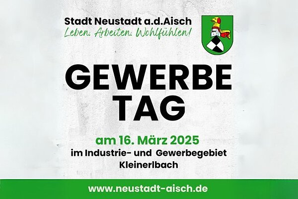 Veranstaltungsteaser Gewerbetag 2025 – Neuigkeiten aus dem Aischtaler Bauzentrum